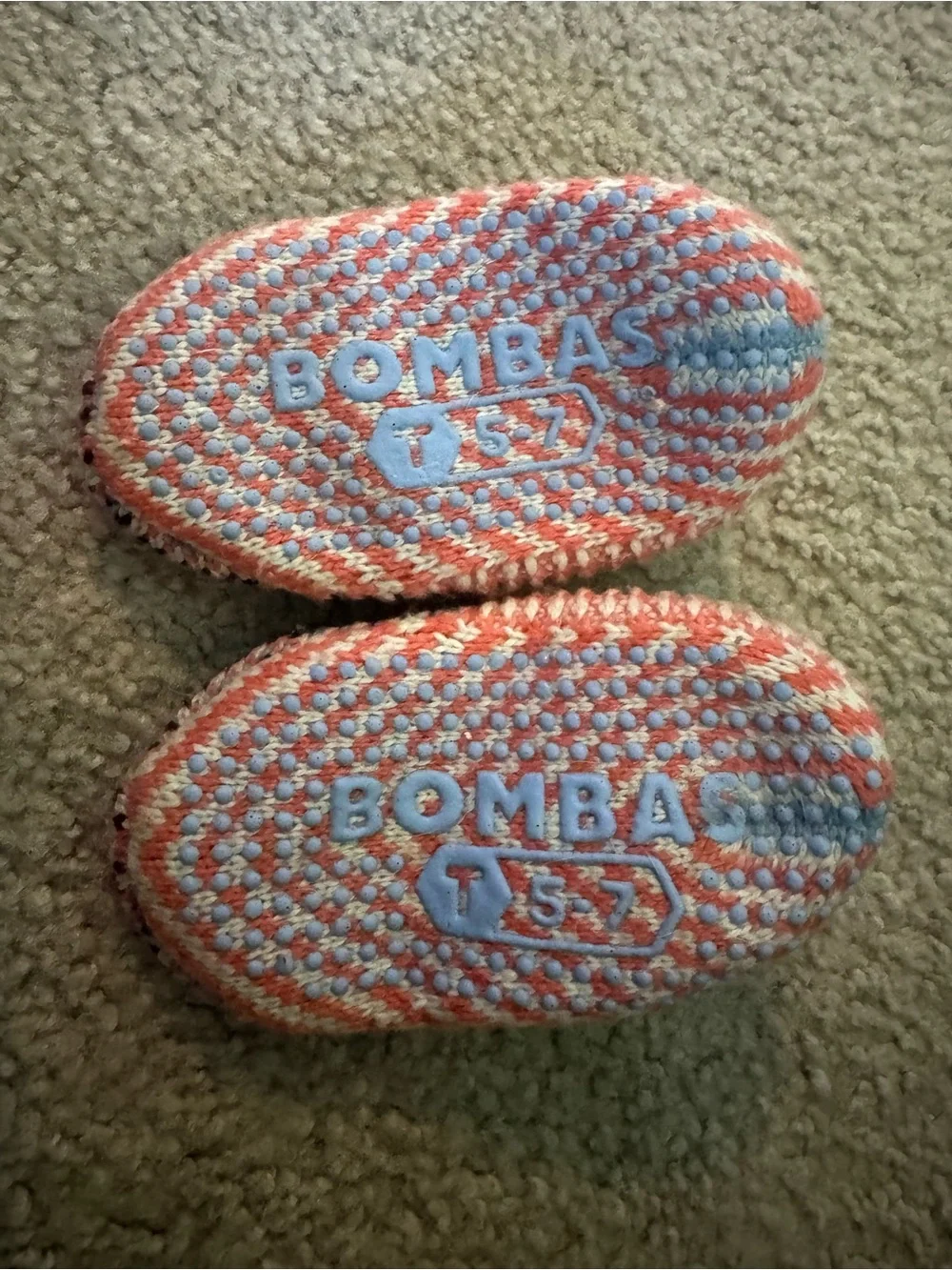 Bombas Kids Knit Slip-On Slippers in Orange, Blue, and Purple